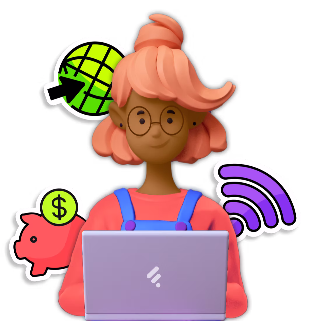 Freeda character illustration