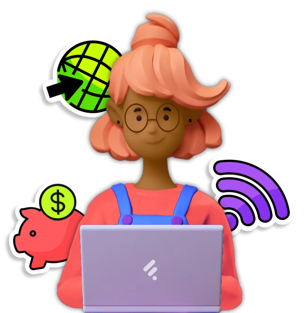 Freeda character illustration